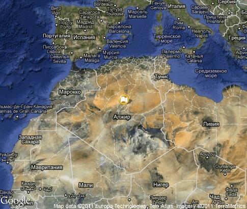 地图: 阿尔及利亚