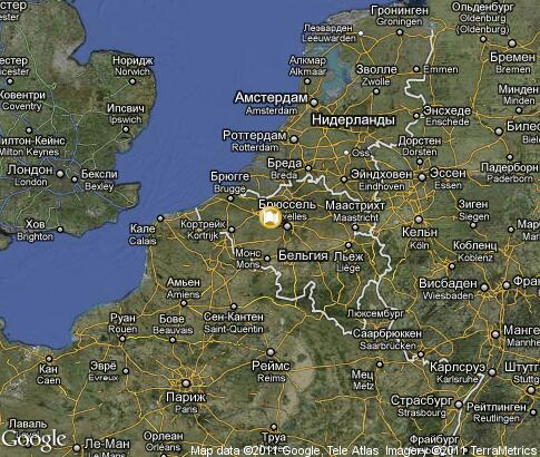 карта: Бельгия