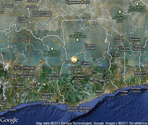 карта: Гана