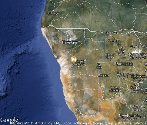 地图: 纳米比亚