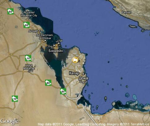 地图: 卡塔尔