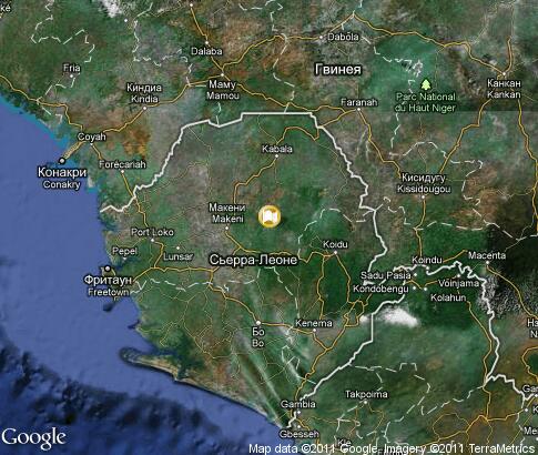 карта: Сьерра-Леоне