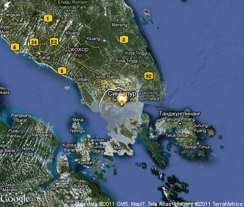 карта: Сингапур