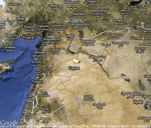 地图: 叙利亚