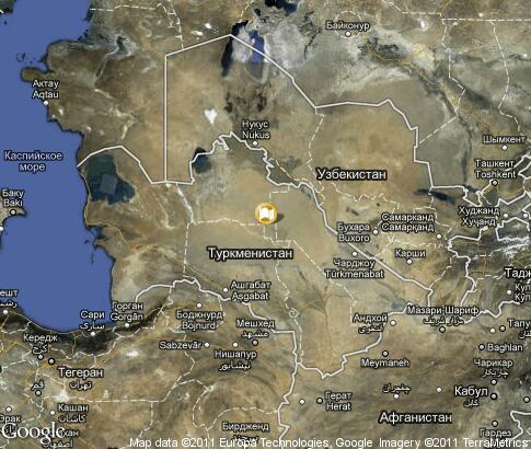 地图: 土库曼斯坦