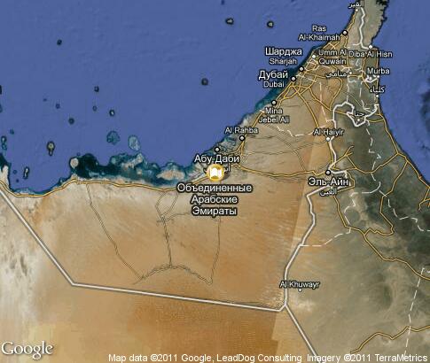 карта: Объединенные Арабские Эмираты