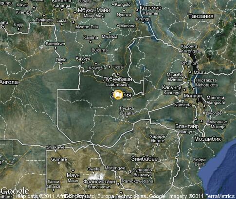 地图: 赞比亚