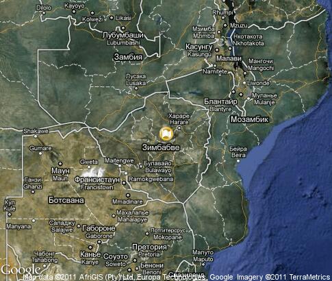 地图: 津巴布韦